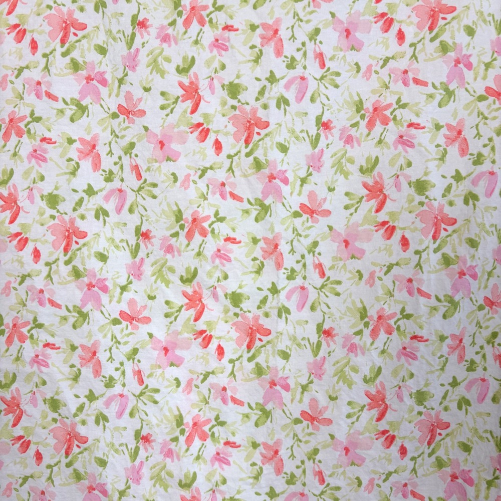 Laura Ashley Norella Twin XL Sheet Set Pink Floral Cotton Cottagecore Bedding - Picture 4 of 7